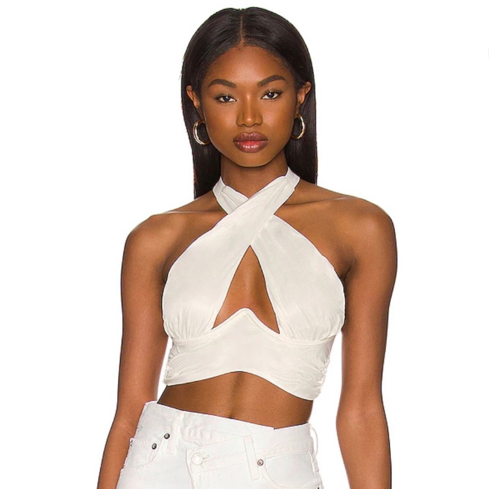 REVOLVE Rana Cross Front Crop Top